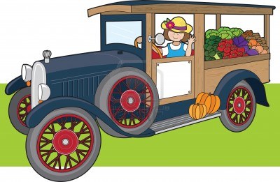 woman-is-driving-a-truck-vegetables