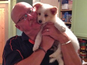 Puppy Nora with new best friend