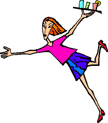 girl with drinks falling-picgifs