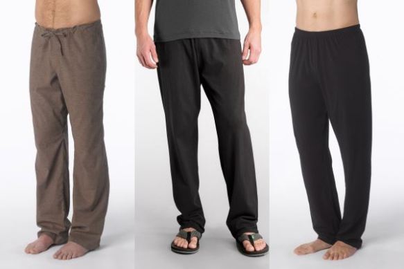 Men's pants seem to be looser. Courtesy of Seattle Yoga News.